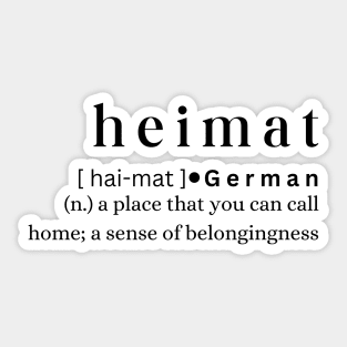 Heimat Sticker